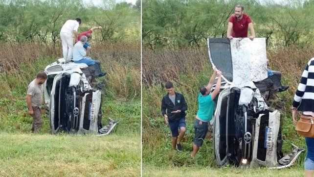camioneta-accidente-vuelco-ruta-12-parana-ajpg