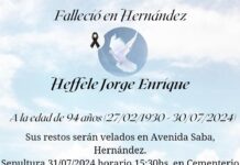 Defunción: Jorge Enrique Effele (Q.E.P.D.)