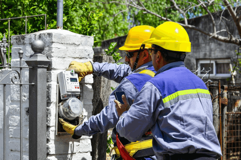 Instalaron los primeros medidores inteligentes en Aldea Brasilera